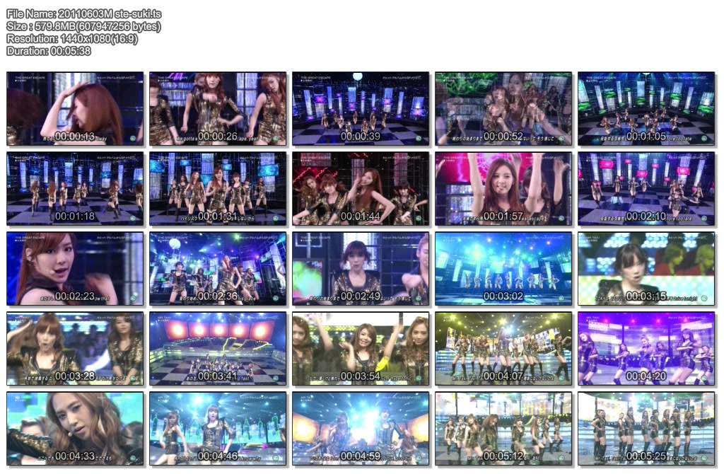 소녀시대-Music Station (THE GREAT ESCAPE + MR. TAXI).mp4