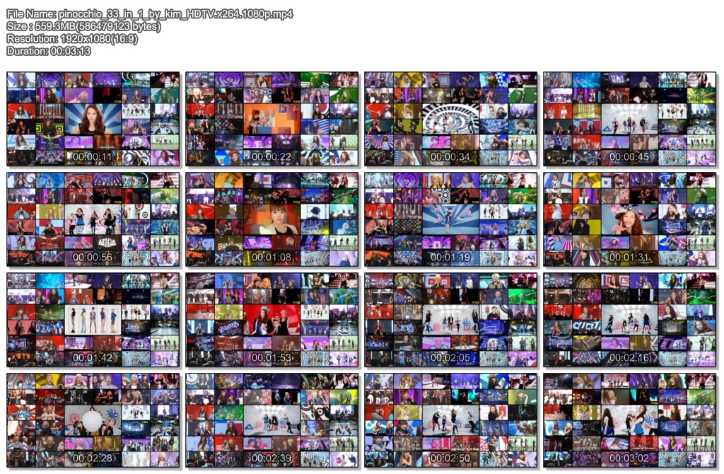 f(x) - 피노키오 영상 분할 : 33 in 1 - by.kim.HDTV.x264.1080p