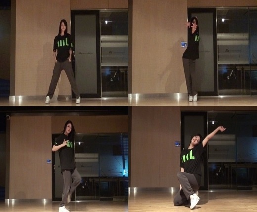 EXID 막내 정화 댄스 연습 영상