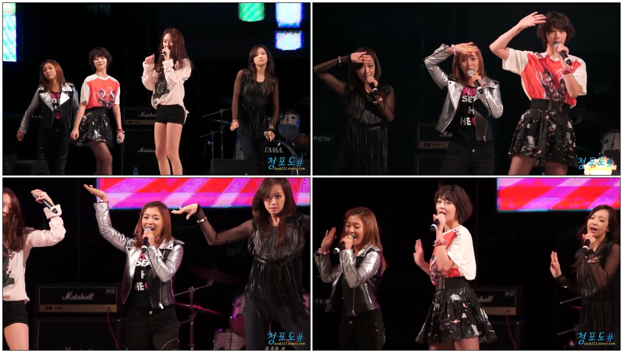 [직캠] f(x)에프엑스 - Hot Summer @ 121110 가천대 by 청포도