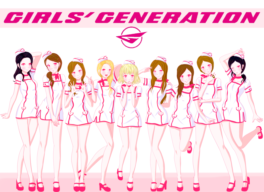 Girls' Generation - Flower Power 팬아트 + 캡쳐