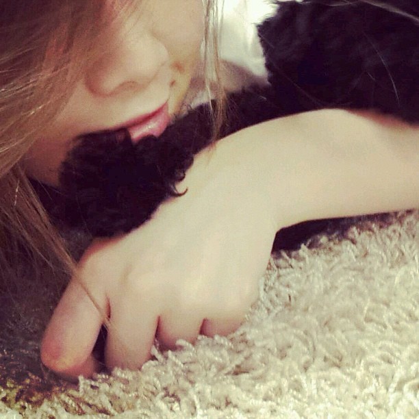 130524 태연 인스타그램 :: 목욕했진져 + 탱구♥진져