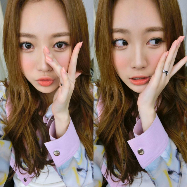 유라(걸스데이) 150207 트윗 - 보그걸코리아 촬영즁*♡.♡*