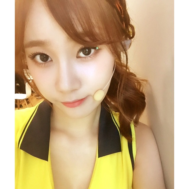 유나(AOA) 150627 인스타그램 - 오늘은 병아리닷