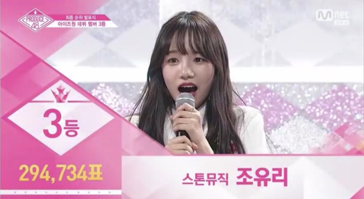 프로듀스48 걸그룹 '아이즈원' 최종멤버 12인