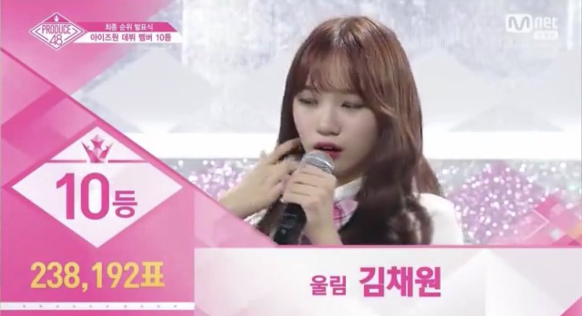 프로듀스48 걸그룹 '아이즈원' 최종멤버 12인