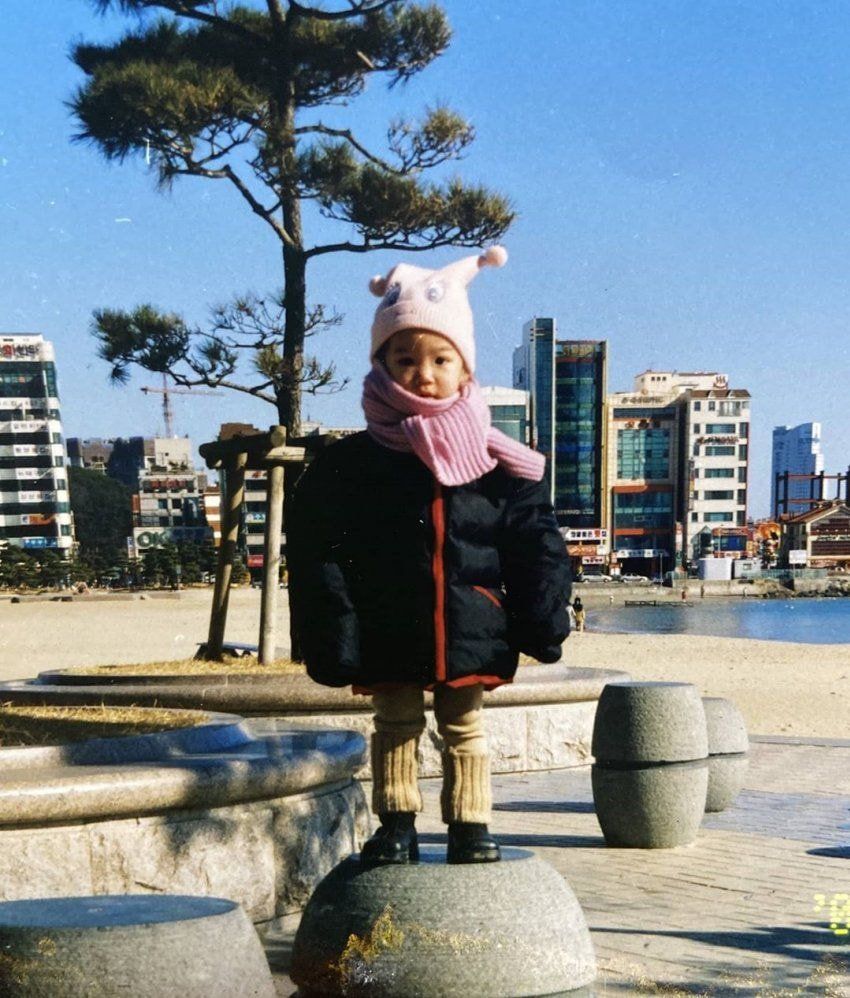 아이즈원 김채원 어린시절.insta