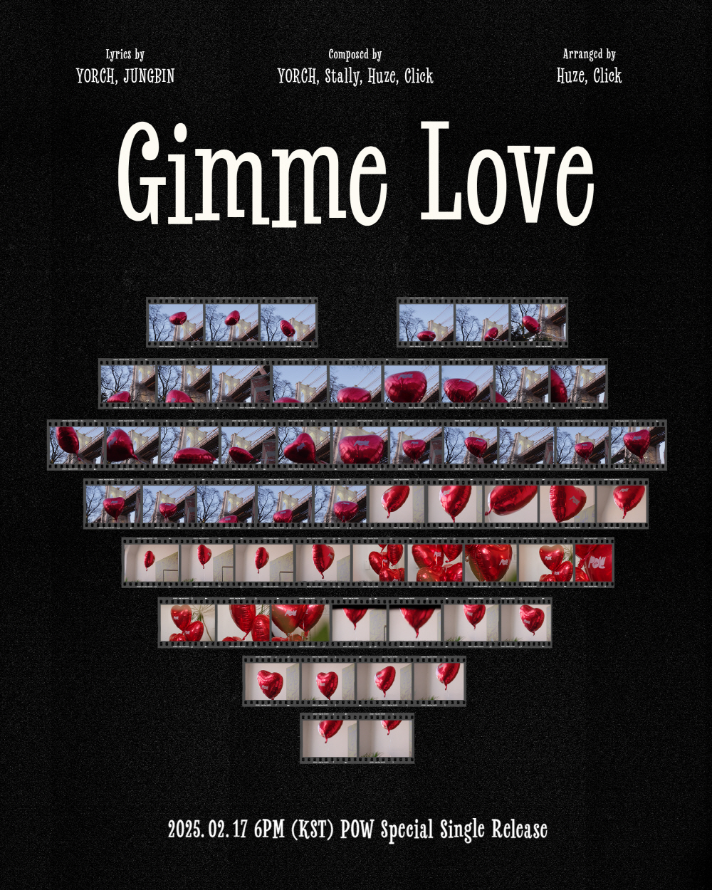 파우(POW) 스페셜 싱글 'Gimme Love' 타이틀 포스터 공개