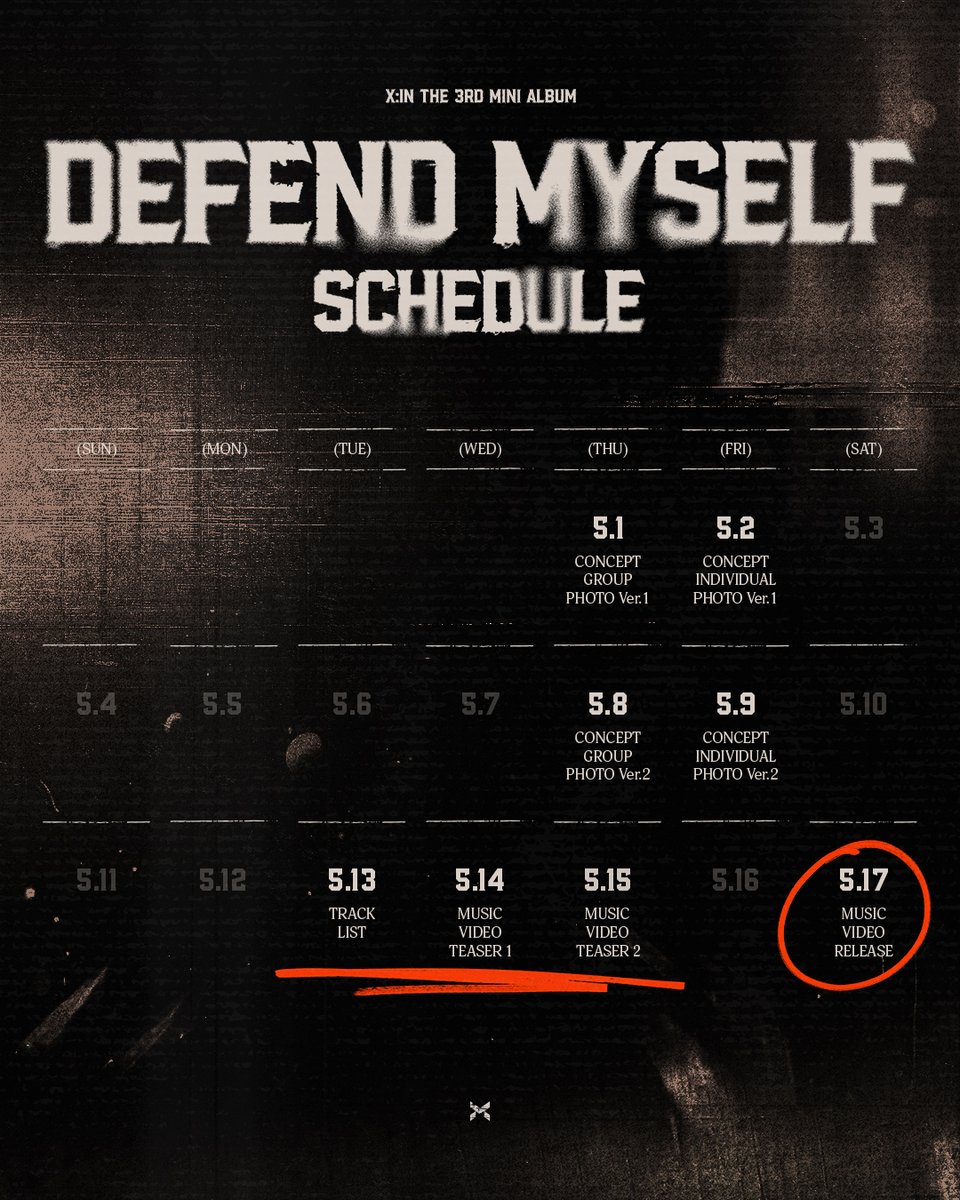 엑신(X:IN) 세 번째 미니앨범 'Defend Myself' 타임테이블.jpg
