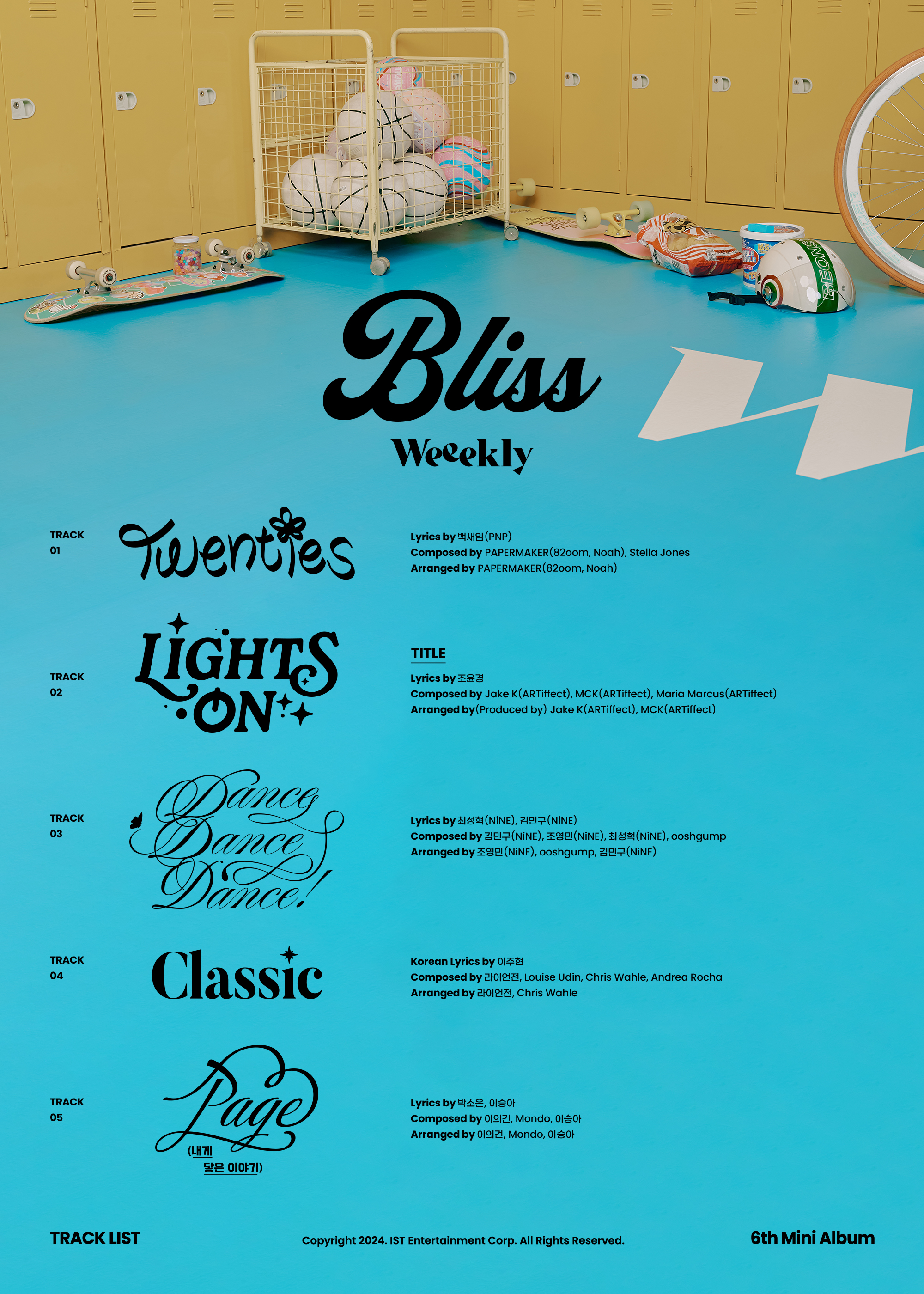 Weeekly 위클리 6th Mini Album [Bliss] Track List