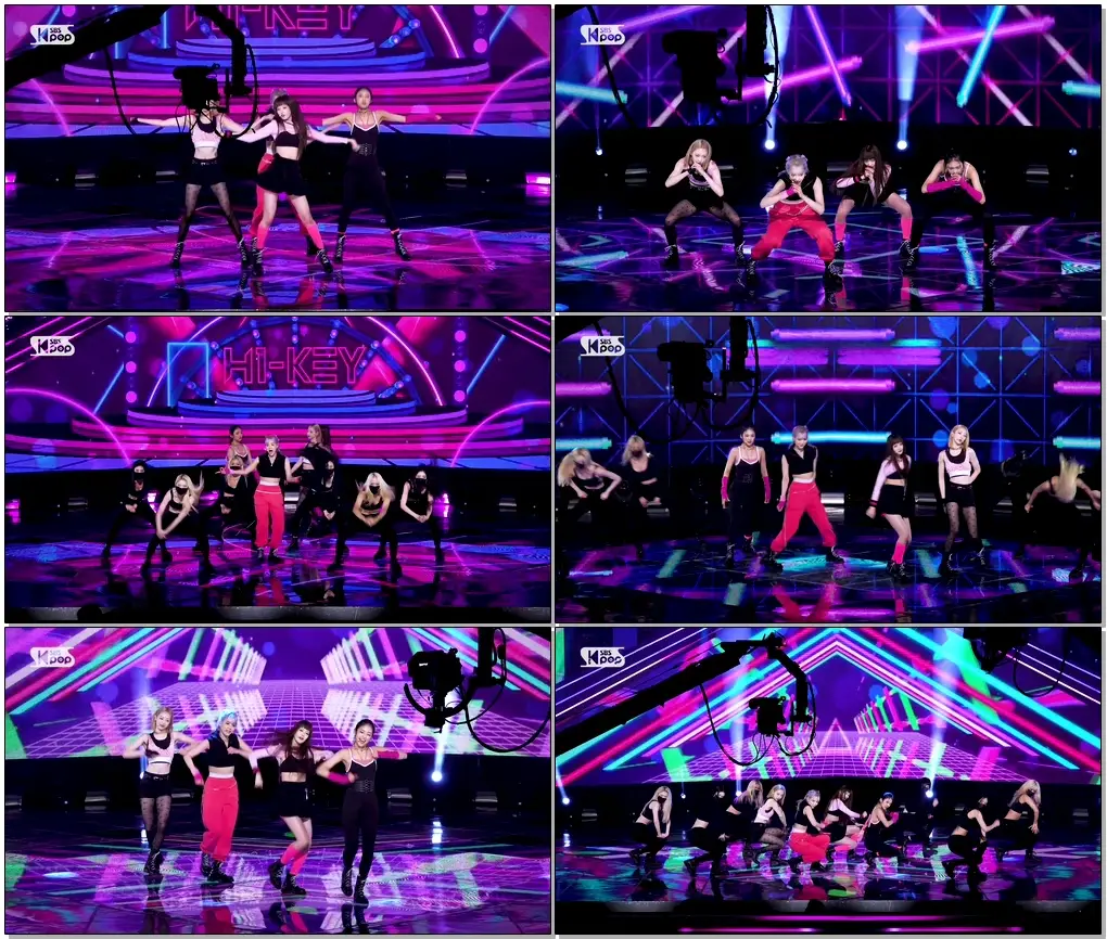 [안방1열 직캠] 하이키 'ATHLETIC GIRL' 풀캠 (H1-KEY Full Cam)│@SBS Inkigayo_2022.01.09