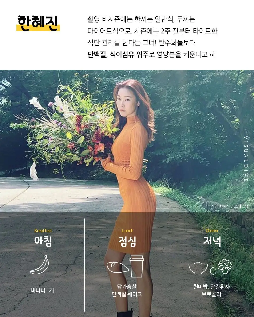 연예인 다이어트 식단 모음