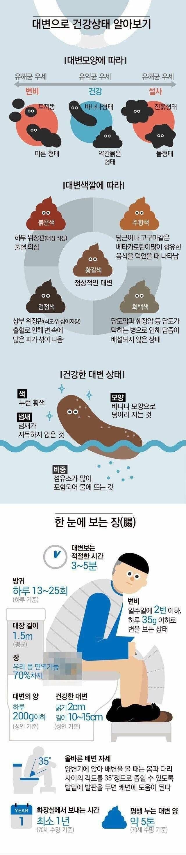 대변으로 보는 건강상태