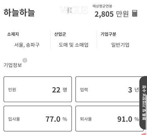 얼짱시대 출신 유튜버 하늘 회사, 연 매출 40억…퇴사율은 91% ??