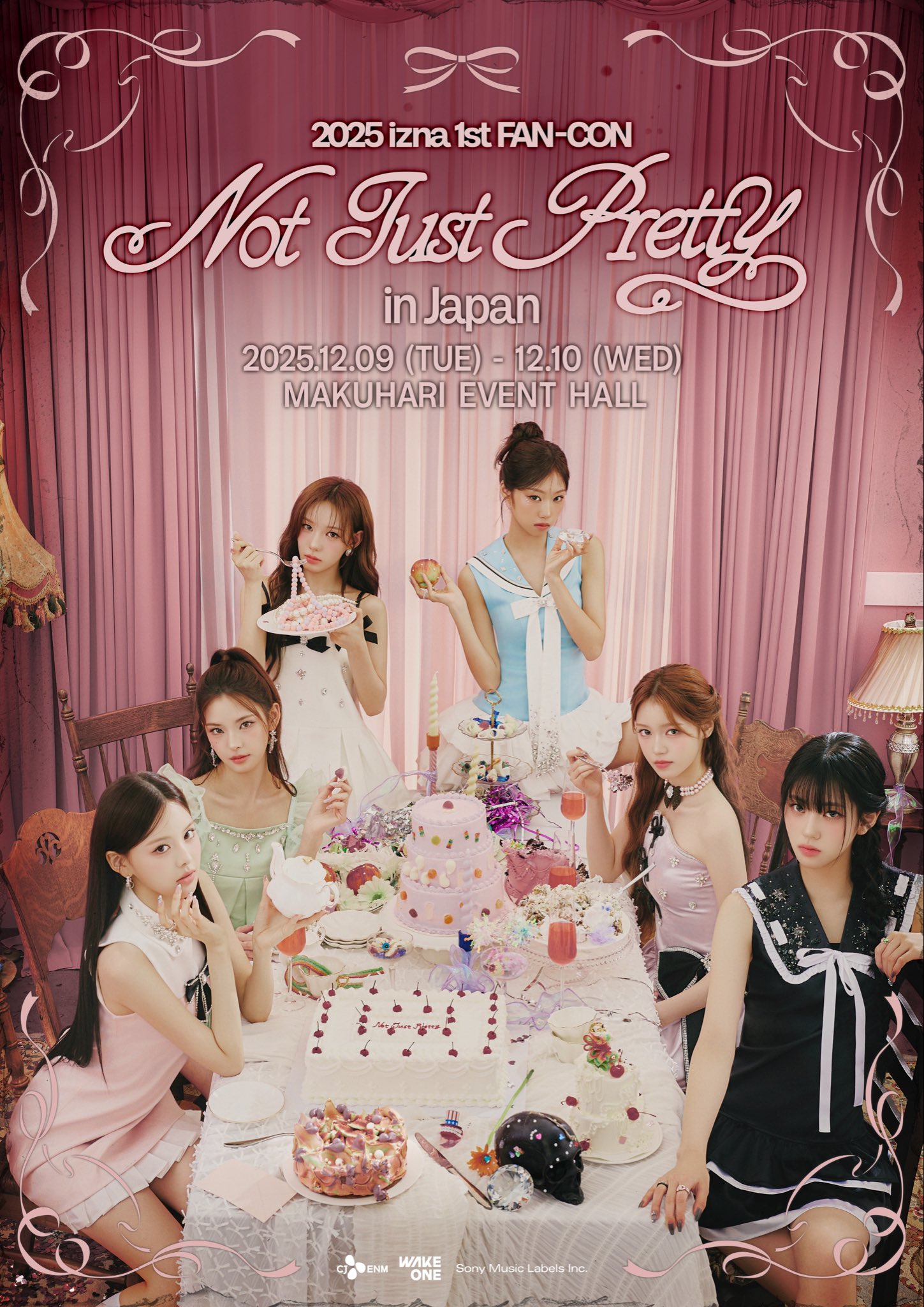 2025 이즈나 izna 1st 팬콘 FAN-CON <Not Just Pretty> Visual Poster