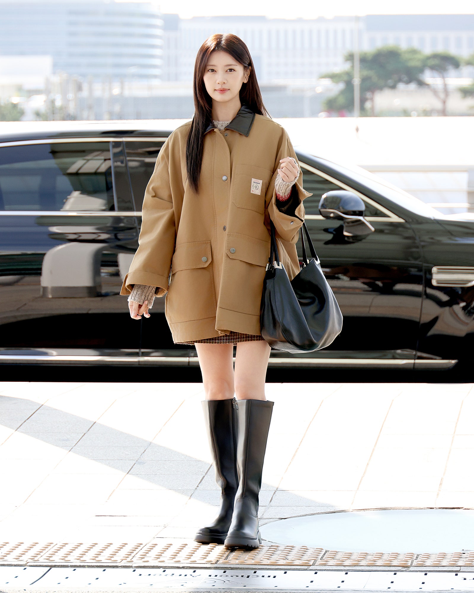 정소민 공항패션