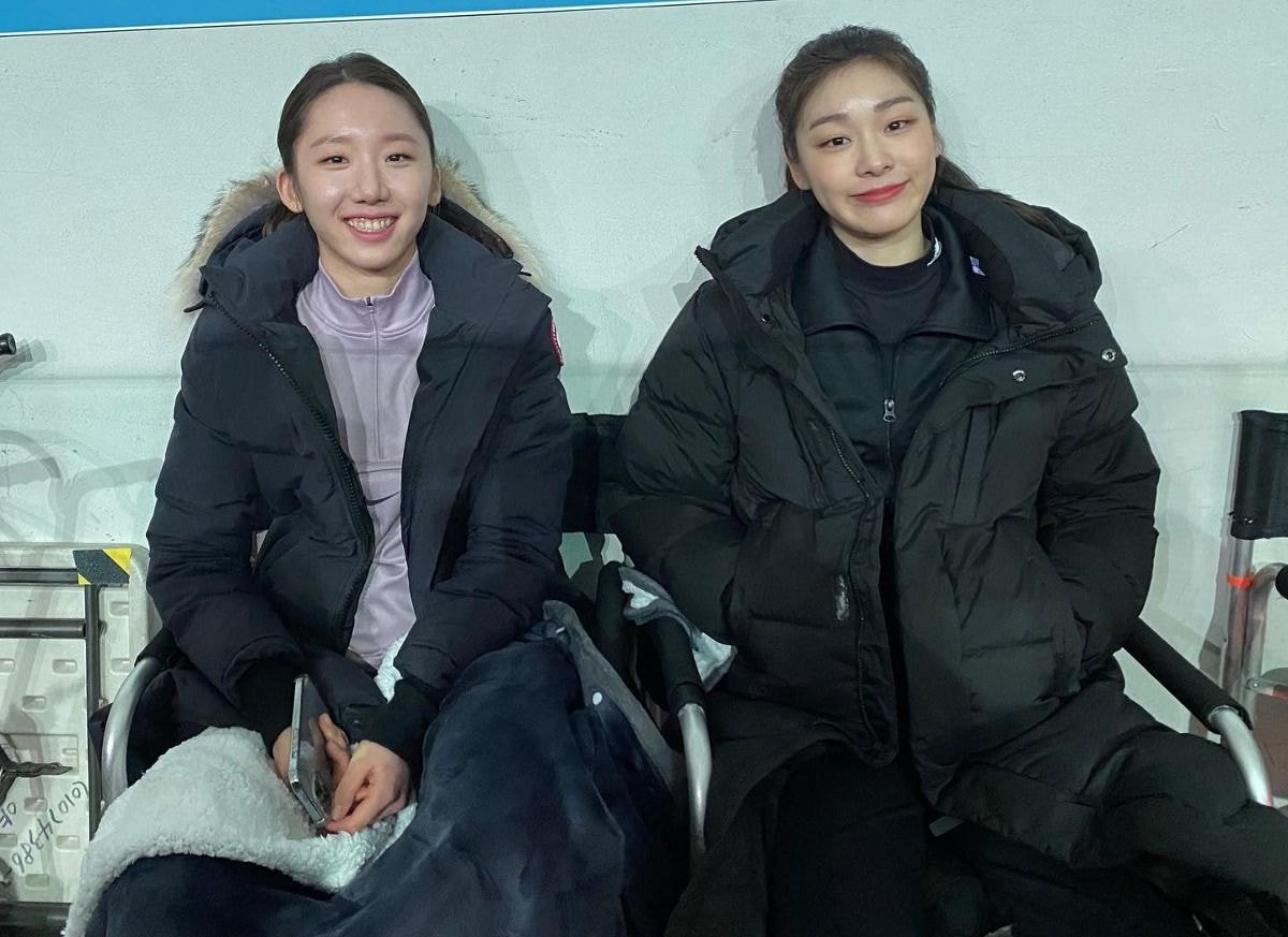 김연아 인스타 업뎃 with 김예림 선수