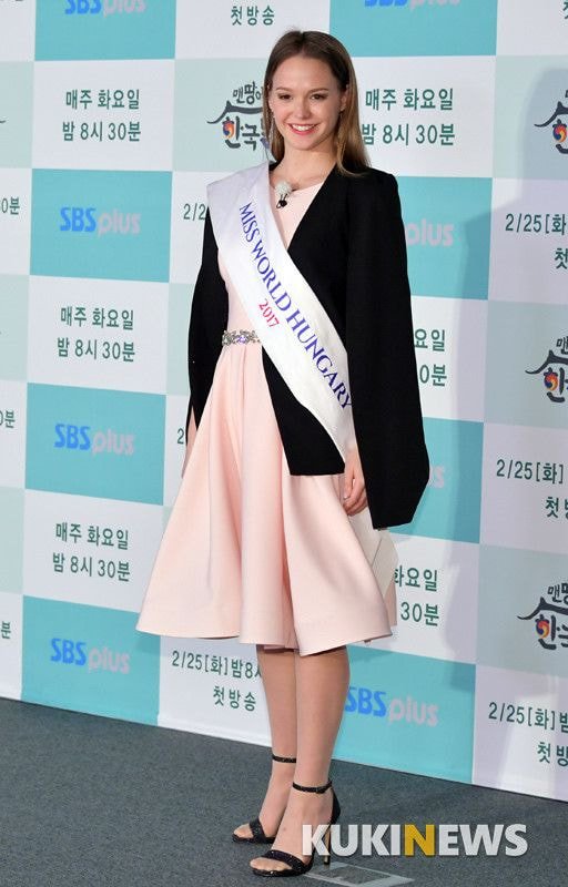 SBS 플러스 새 예능 ‘맨땅에 한국말’에 출연하는 미인대회 출신 미녀들