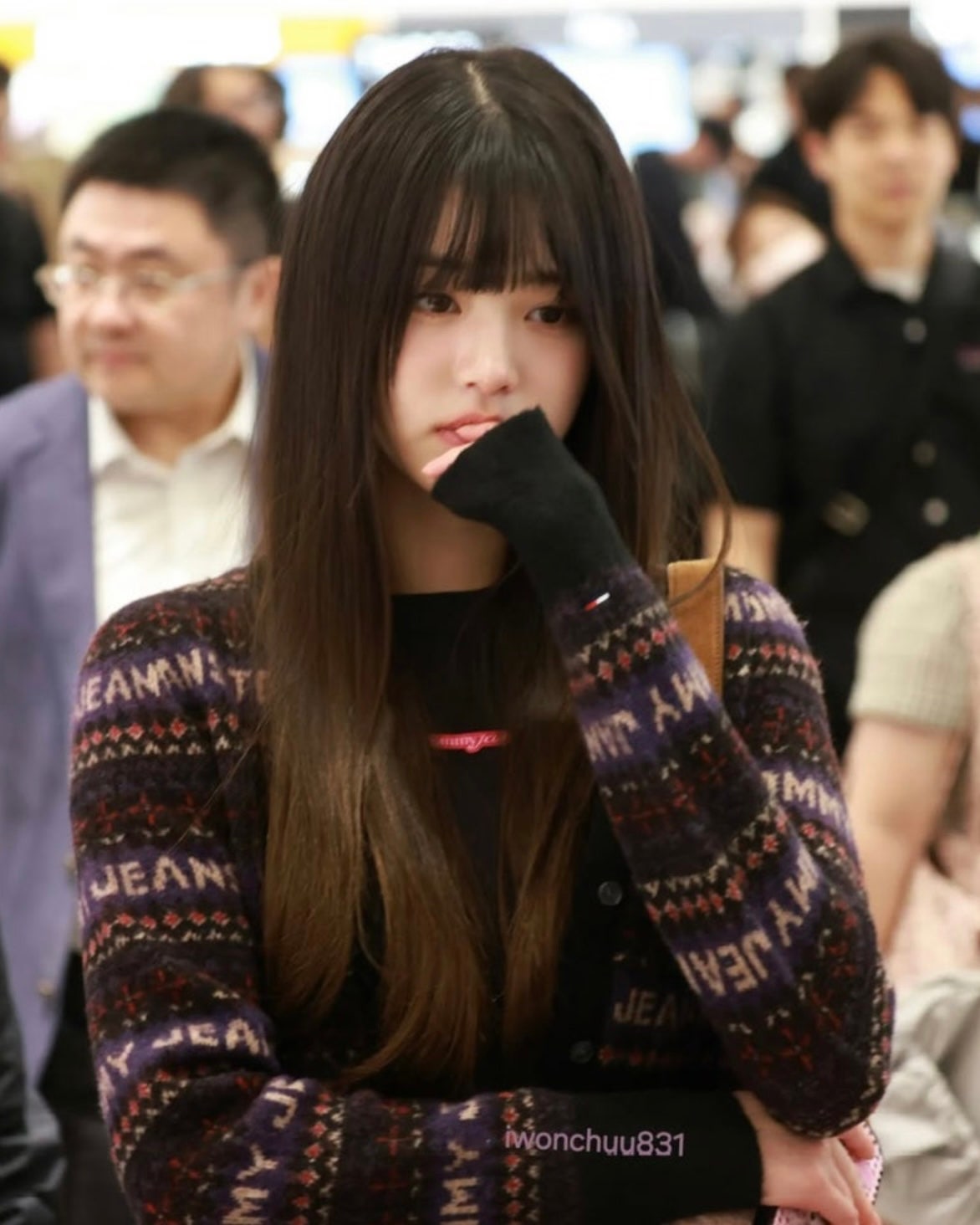 오늘 간사이 공항에서 사진 찍힌 장원영