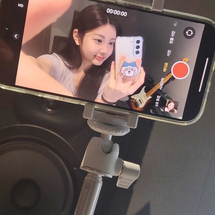 갤럭시 유저라는 아일릿 원희 갤럭시 셀카