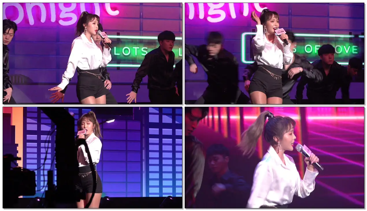 190308 홍진영 - 오늘 밤에 Love Tonight #LotOfLove 쇼케이스