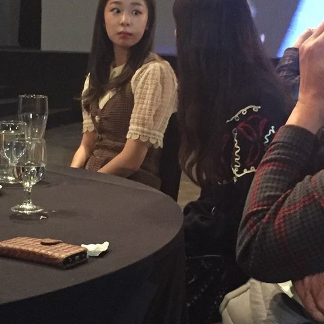 맥심 행사장에서 만난 이나영, 김연아