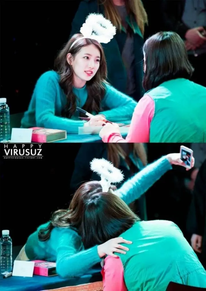 수지씨 악수 한번 해주세요 (팬사인회 천사..)