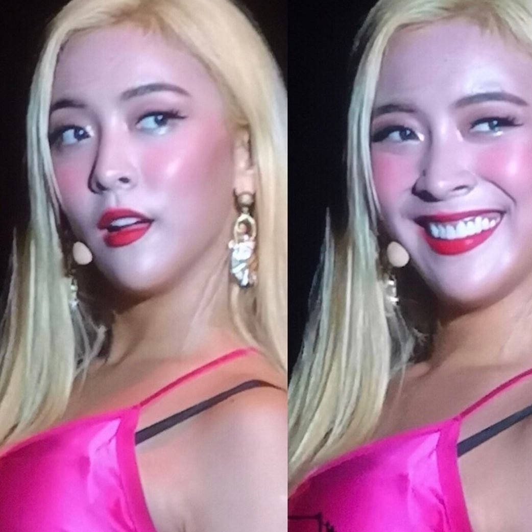 루나 오늘자 셀프 헤어 메이크업