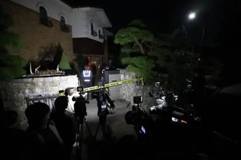 설리...집 앞 상황