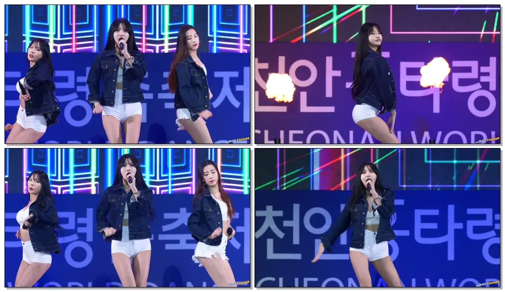 180912 연지 YEONJI 포켓걸스 Pocket Girls '빵빵 BBang BBang' 4K 60P 직캠 @천안 흥타령 춤축제 by DaftTaengk