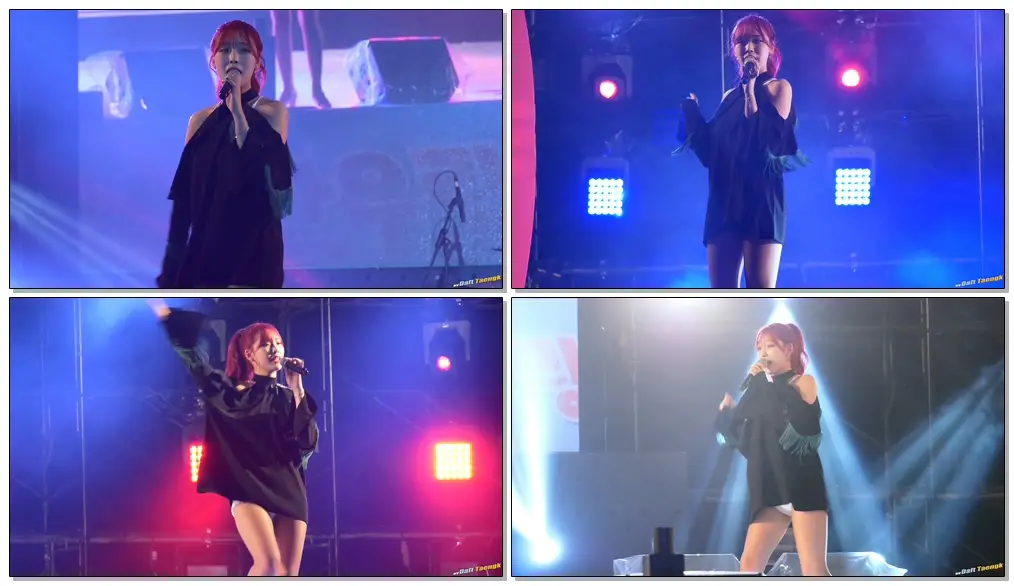 180914 서은 Seoeun 오로라 AURORA 히트곡 메들리 4K 60P 직캠 @장수 한우랑사과랑 축제 by DaftTaengk