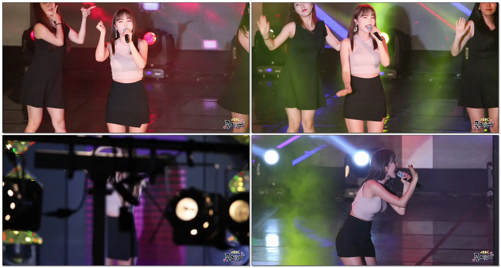 [4K] 180720 홍진영-사랑의 배터리 [향수 옥천 포도 복숭아 축제] 직캠(fancam) by 포에버