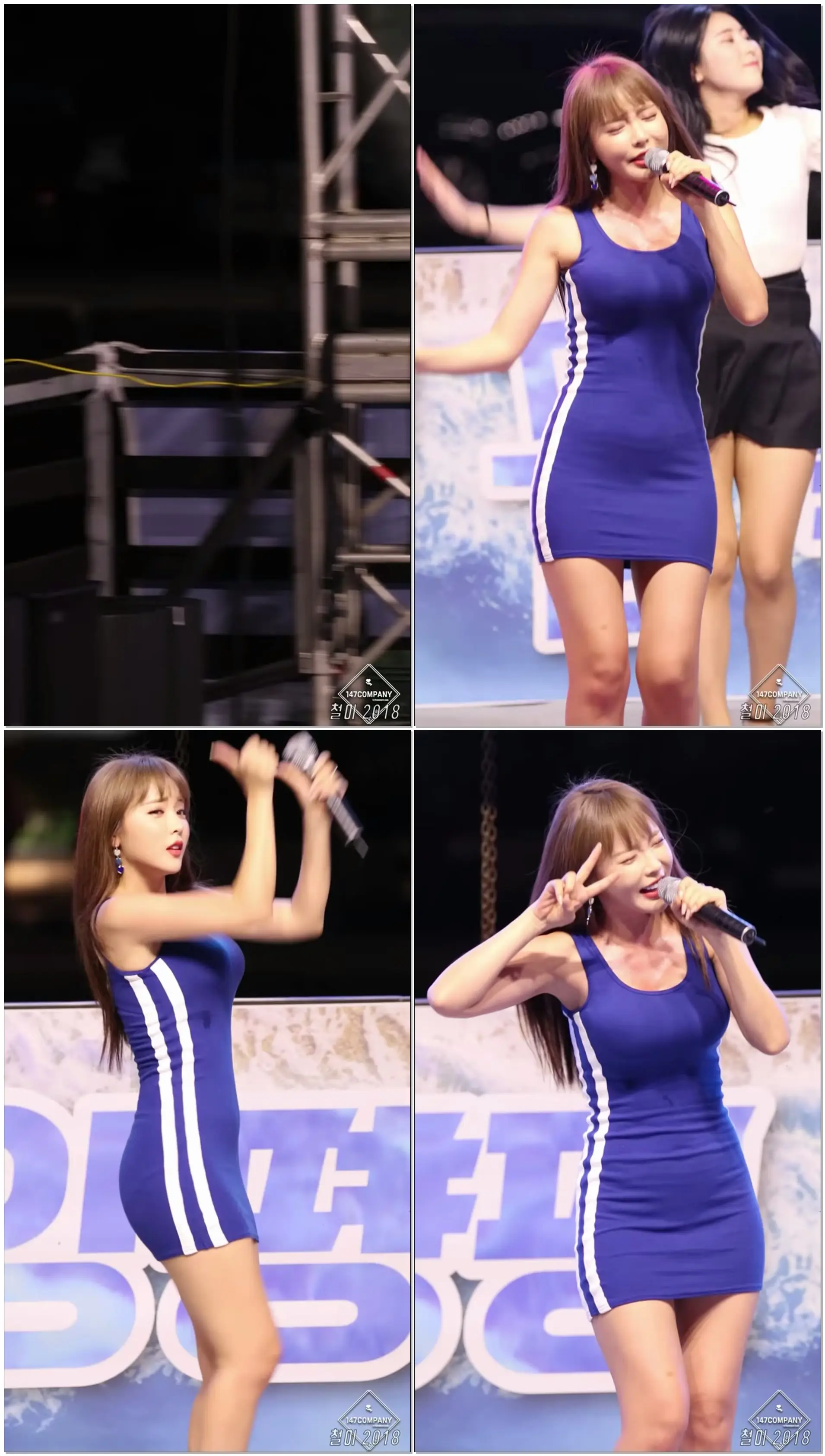 180805 홍진영 (Hongjinyoung) doc와춤을 BY 철이 147Company - 양평물축제(직캠/fancam)