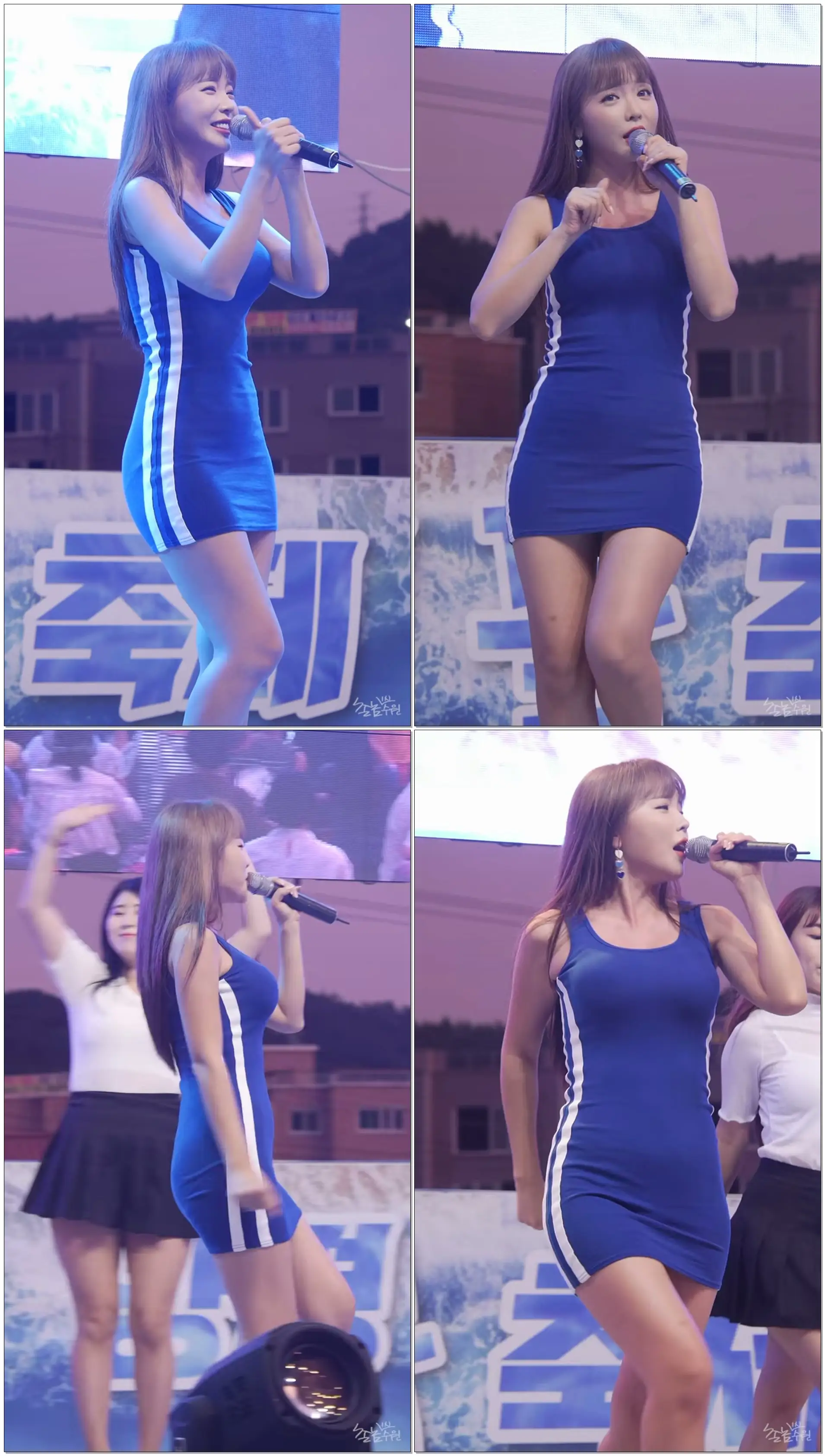 180805 홍진영 - 엄지 척 직캠 by 수원촌놈 [양평 물축제]