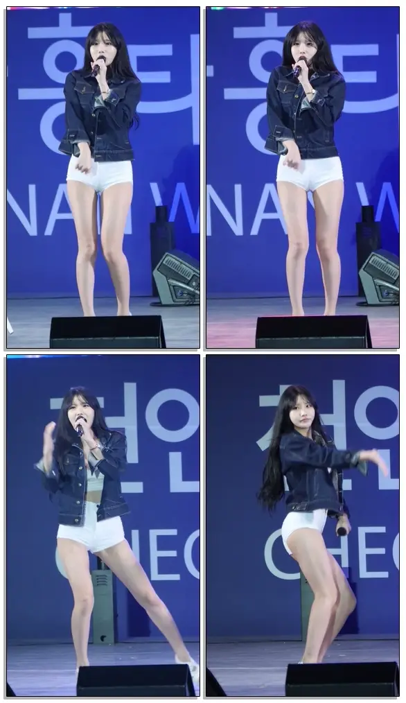 Pocket Girls 포켓걸스 Yeonji 연지 빵빵 직캠/Fancam @180912 4K 천안 흥타령 춤축제 by 까리뽕삼