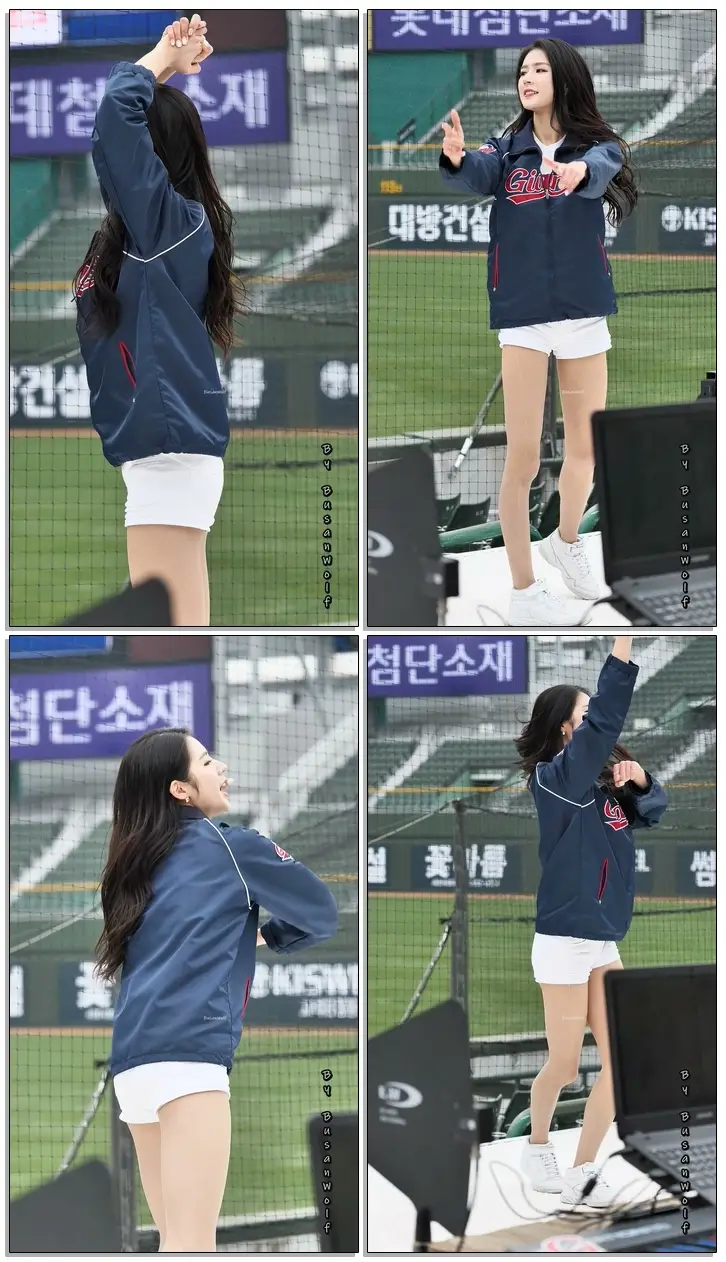 롯데자이언츠 치어리더(CheerLeader) 박기량 직캠 아수아헤,안중열 응원가 2019 프로야구 부산사직야구장