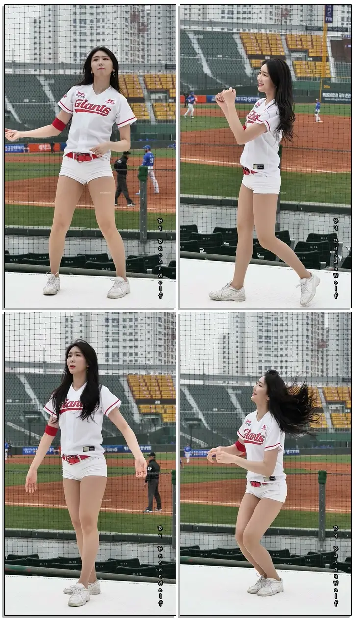 롯데자이언츠 치어리더(CheerLeader) 조윤경 직캠 한동희 응원가 2019 프로야구 부산사직야구장
