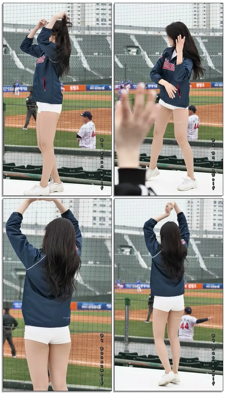 롯데자이언츠 치어리더(CheerLeader) 조윤경 직캠 안중열 응원가 2019 프로야구 부산사직야구장