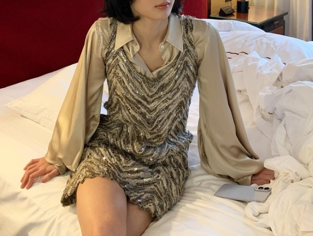 단발로 머리 자른 김유정 근황