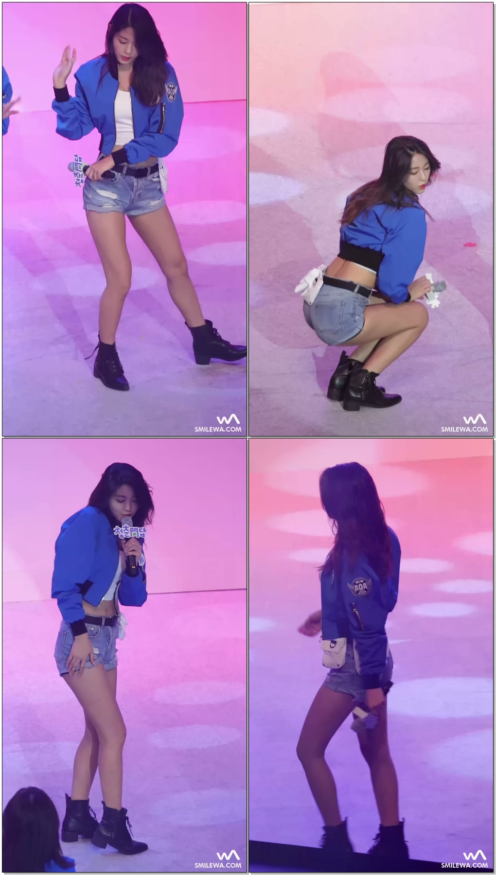 161012 AOA (에이오에이) 짧은 치마 설현 직캠 @대전 청춘문답 Fancam by -wA-