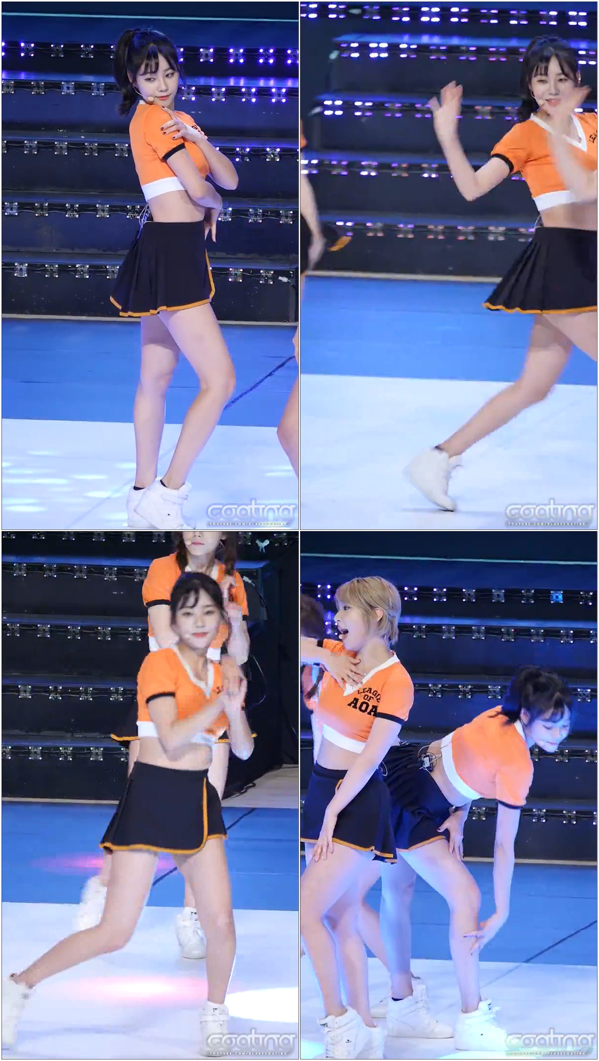 160430 V03 AOA-사뿐사뿐(유나) 직캠(Fancam)／대아고50주년콘서트 by Glass Coating