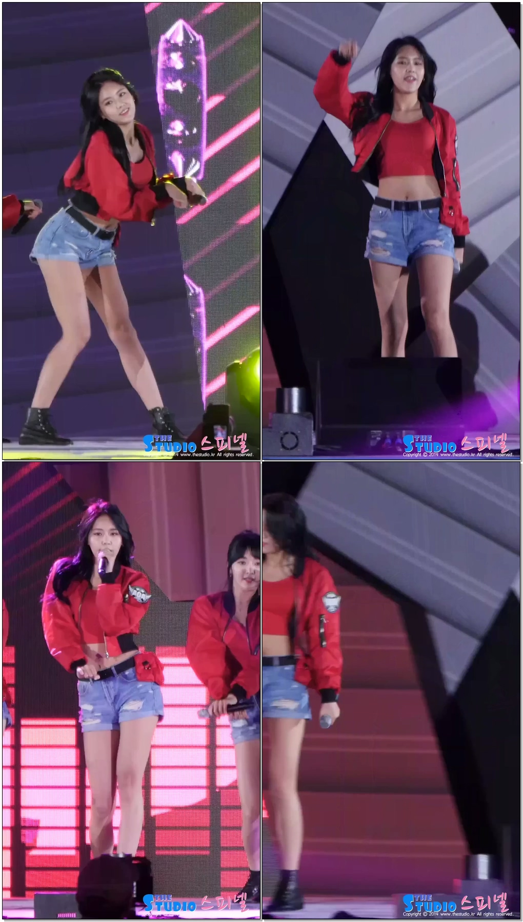 161013 전국체전 폐막식 AOA 혜정 (Hyejeong) 직캠 사뿐사뿐 Like a Cat by Spinel
