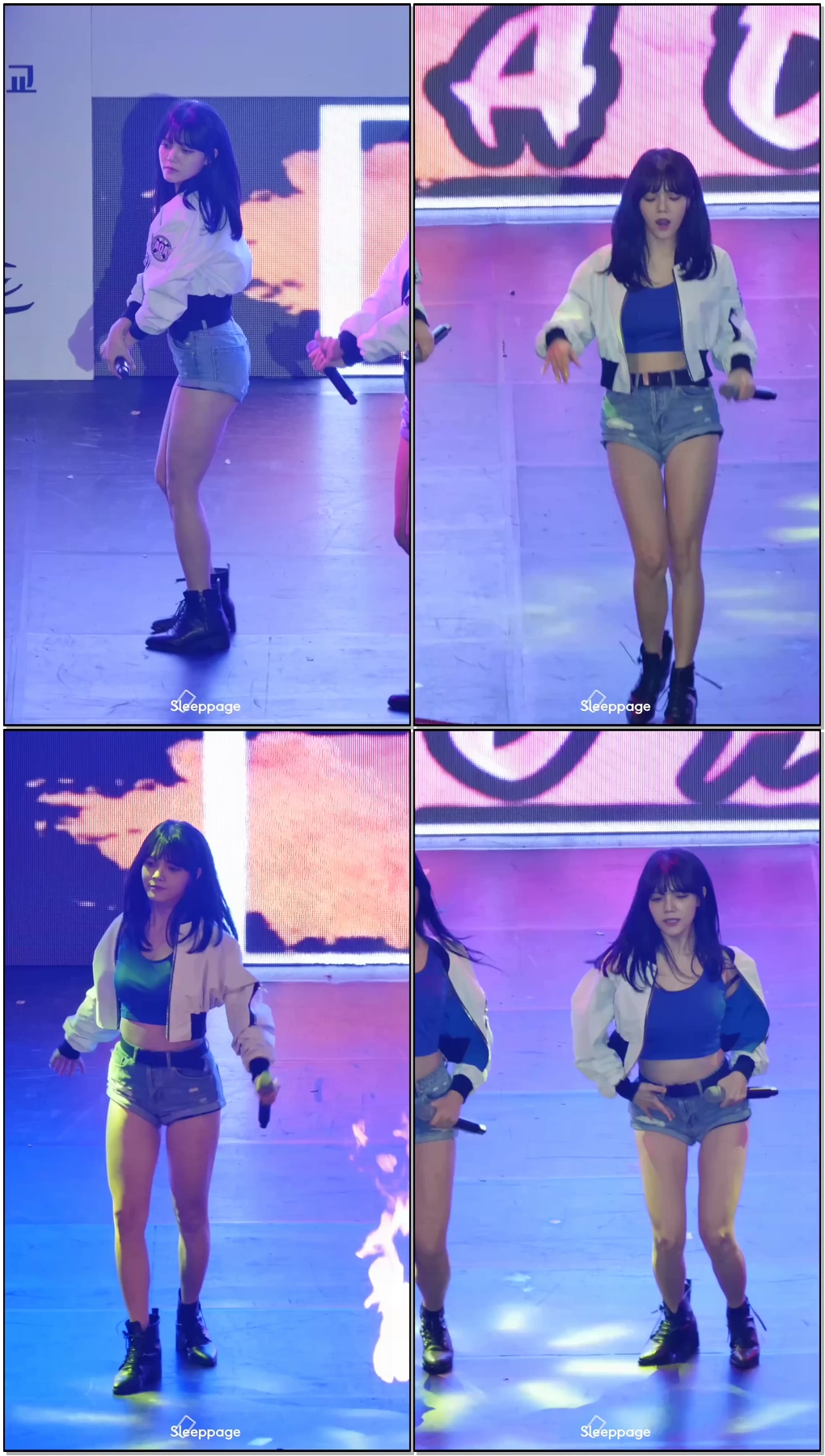 [직캠/FANCAM] 161014 AOA ( ACE OF ANGELS ) 사뿐사뿐 (Like a Cat) [지민] @ 경희대평화콘서트 By Sleeppage