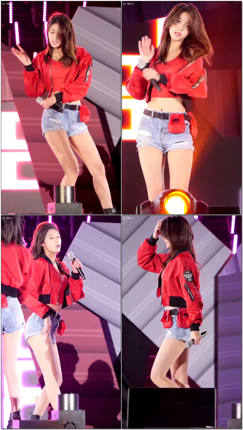 161013 AOA - 짧은 치마 (Miniskirt) [설현] Seolhyun 직캠 Fancam (전국체육대회 폐회식) by Mera