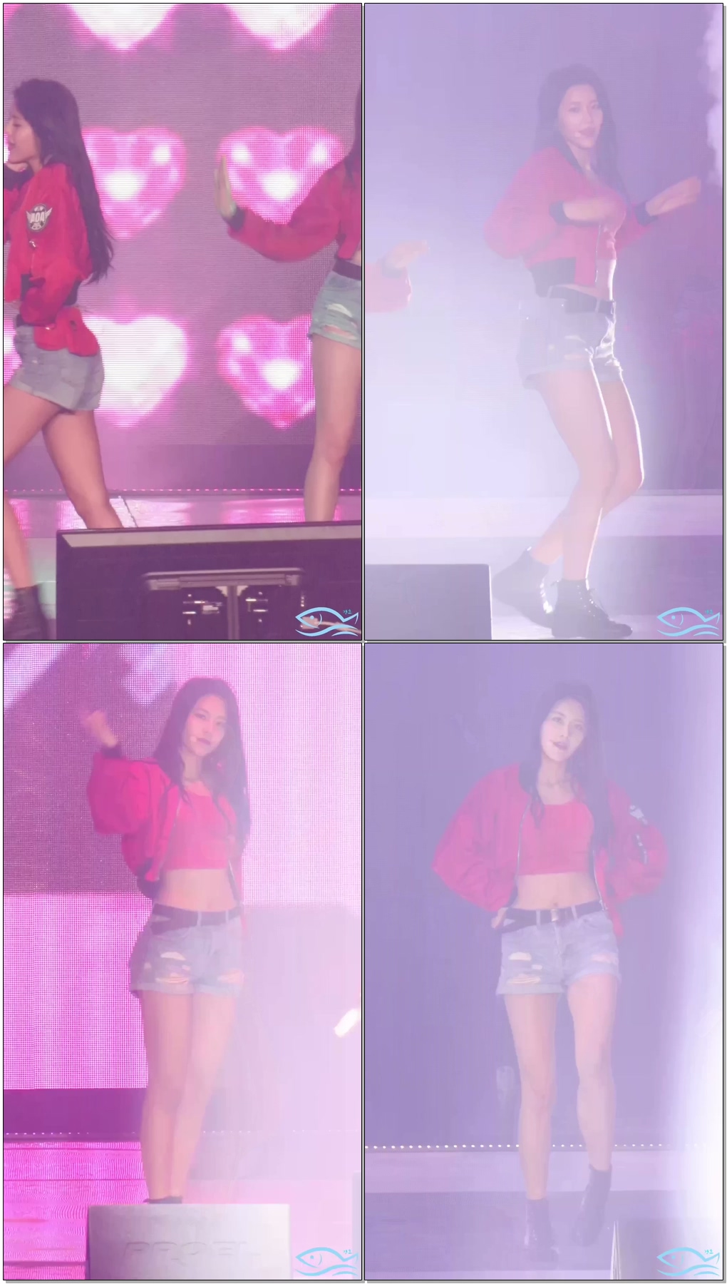 161105 2016롯데가족 한마음대회 콘서트 AOA 심쿵해 혜정 직캠 by.경호