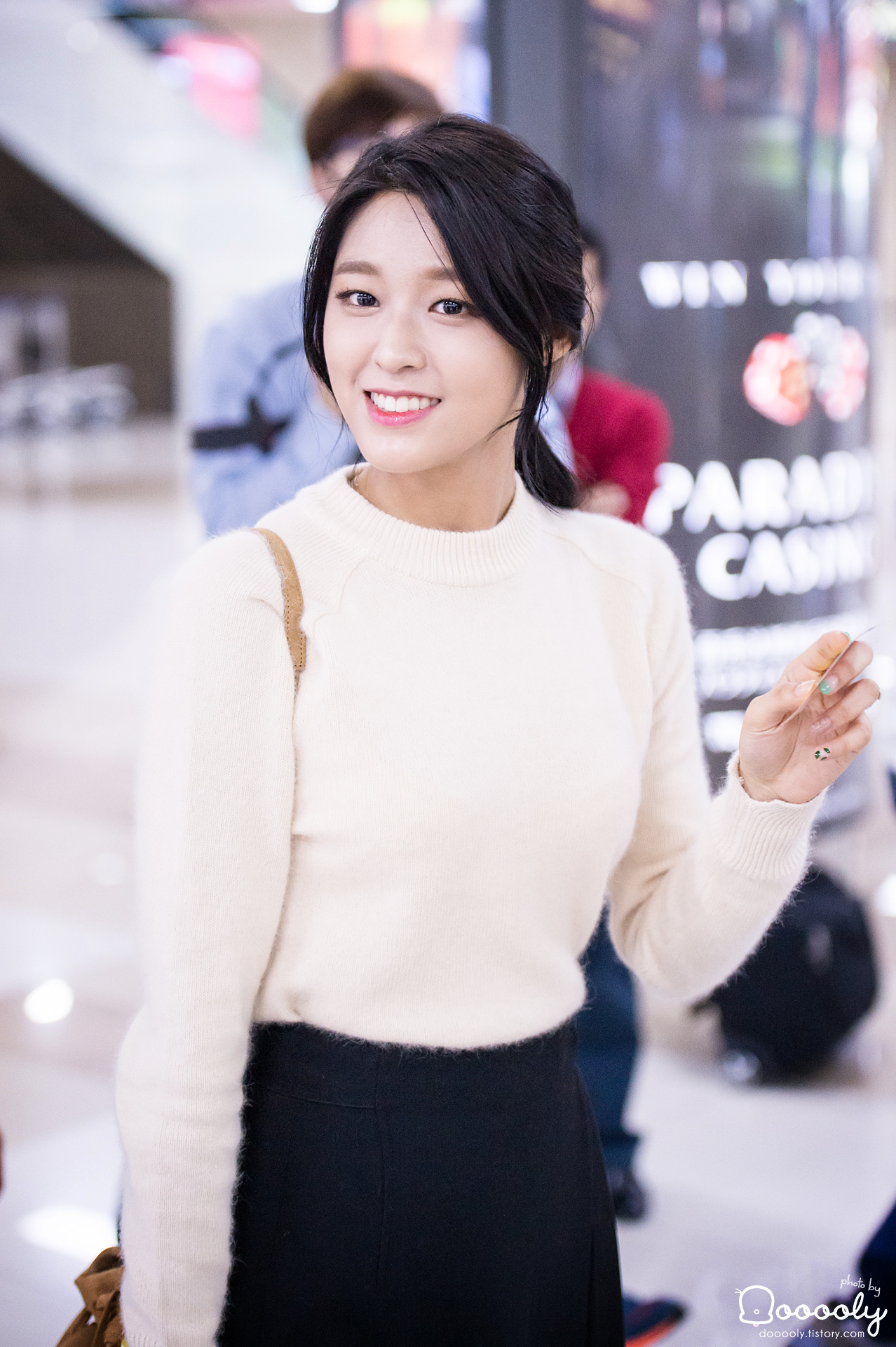 151018 김포공항 입국 AOA 설현, 초아 직찍 by 둘리[dooooly]