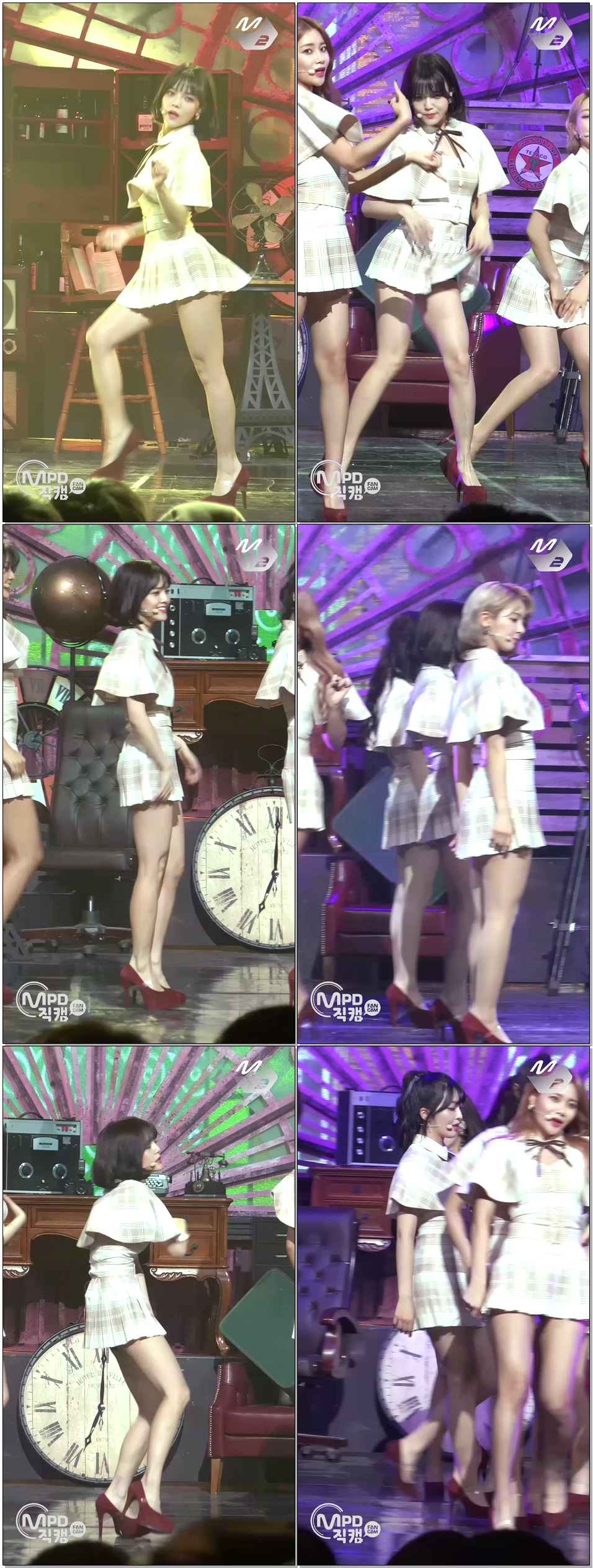 [MPD직캠] 에이오에이 지민 직캠 Excuse me AOA Jimin Fancam @엠카운트다운_170105