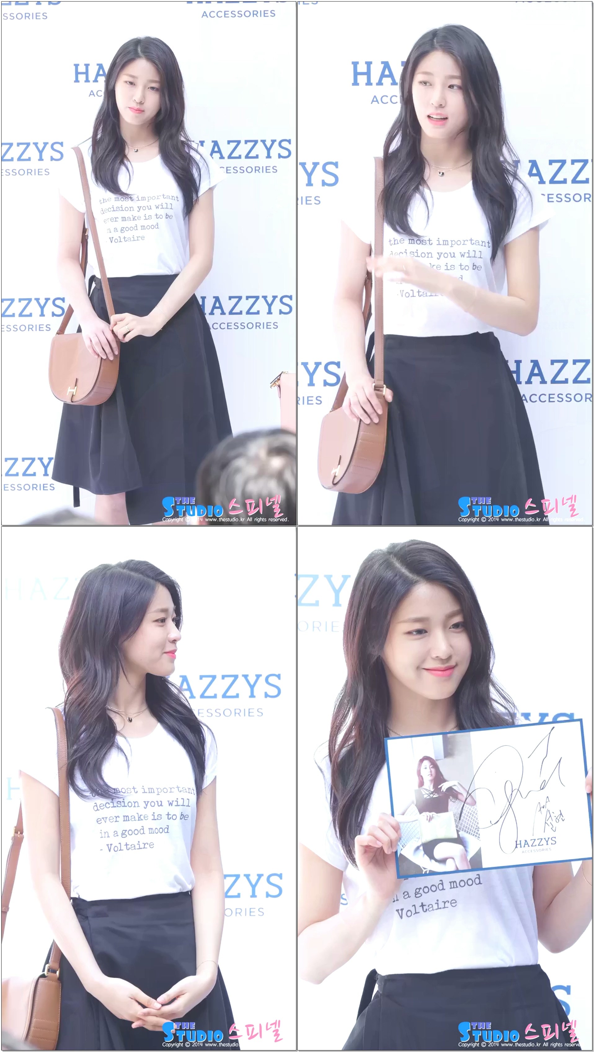 170415 헤지스 설현 팬사인회 오프닝 포토타임 직캠 AOA Seolhyun fancam by Spinel