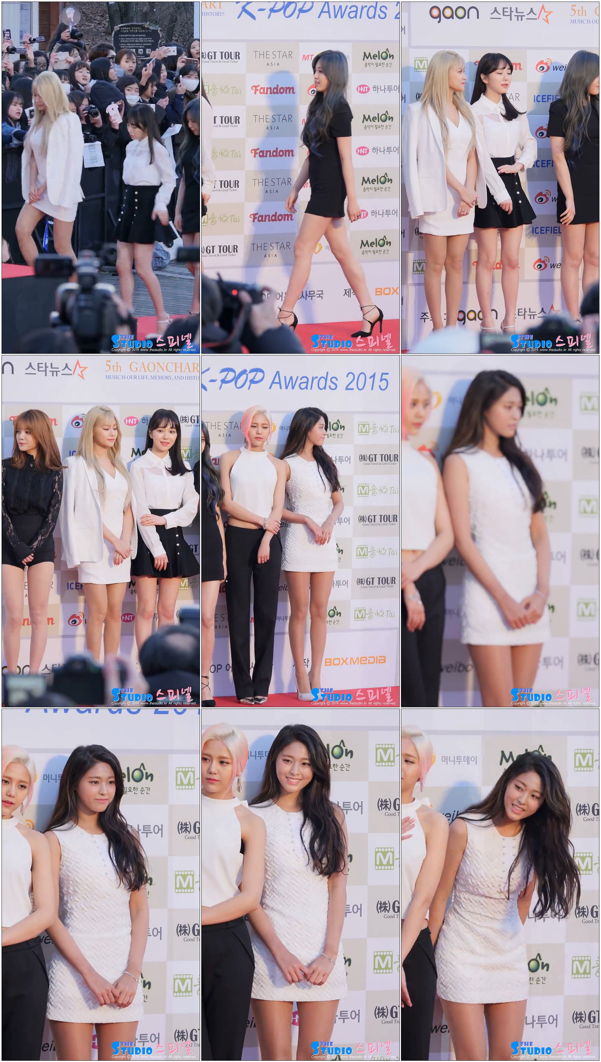 160217 가온차트 K-POP 어워드 레드카펫 AOA 설현 직캠 by Spinel