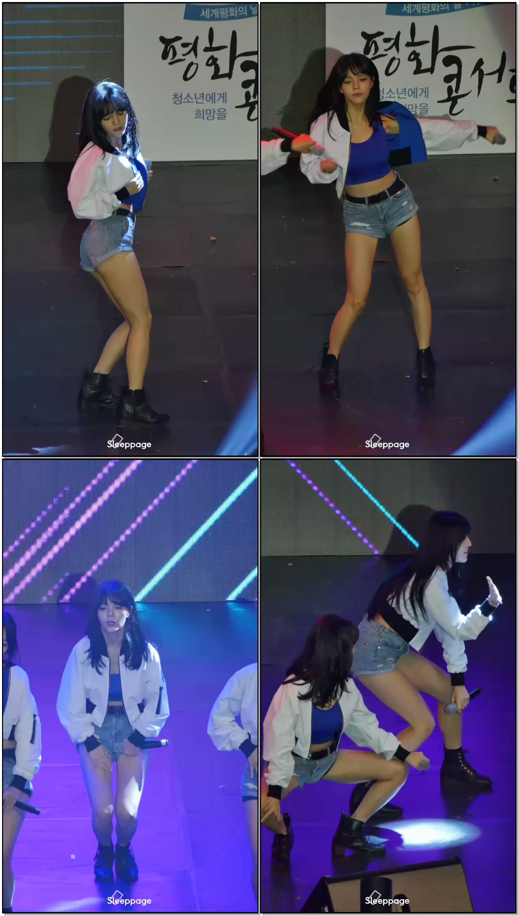 [직캠/FANCAM] 161014 AOA ( ACE OF ANGELS ) 굿럭 ( GOOD LUCK ) [지민] @ 경희대평화콘서트 By Sleeppage